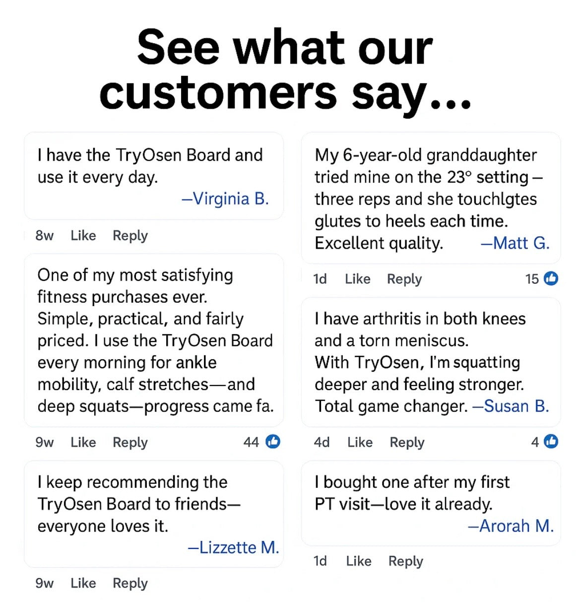 TryOsen Slant Board 3