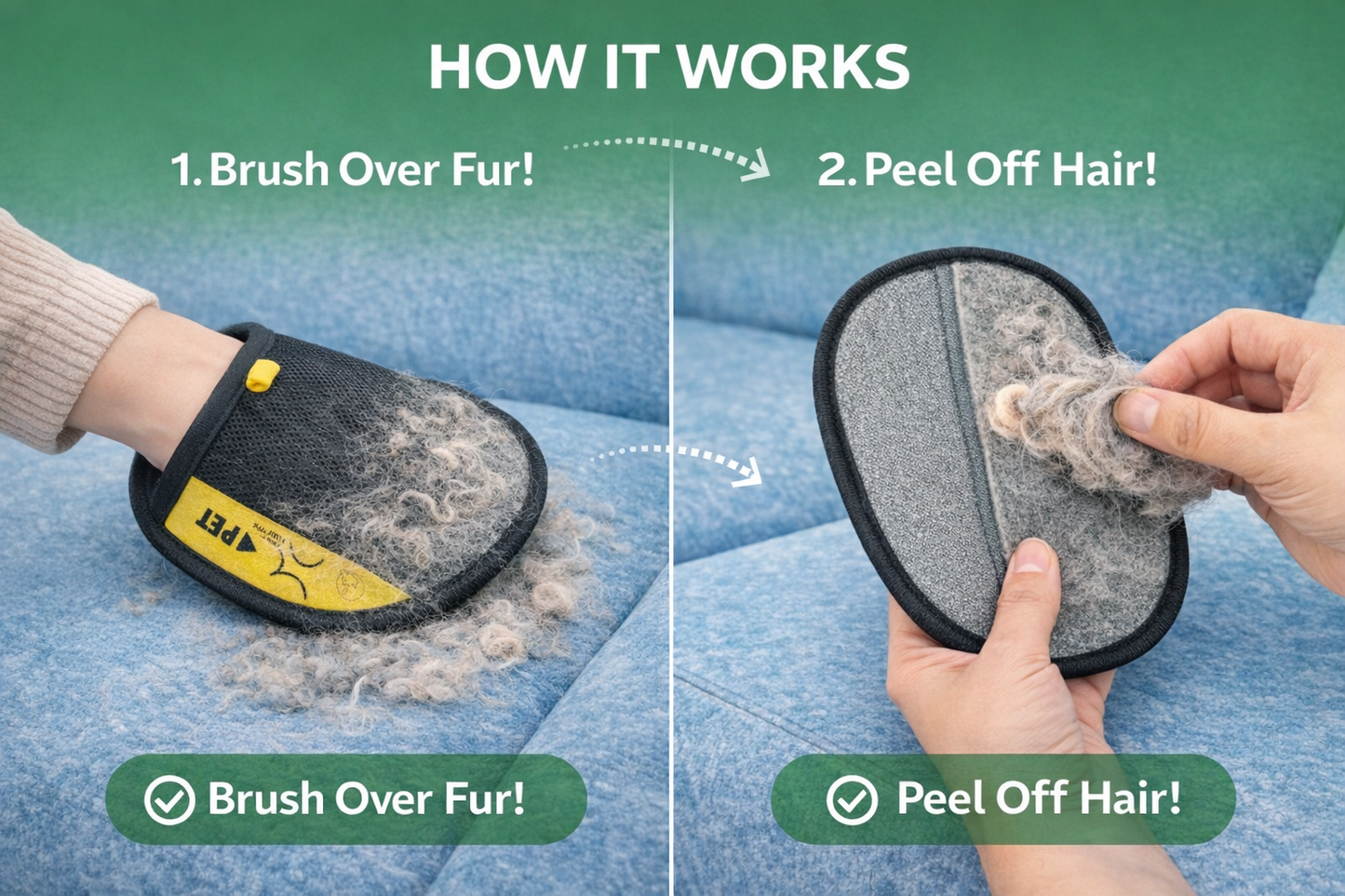 Pet Hair Removal Gloves